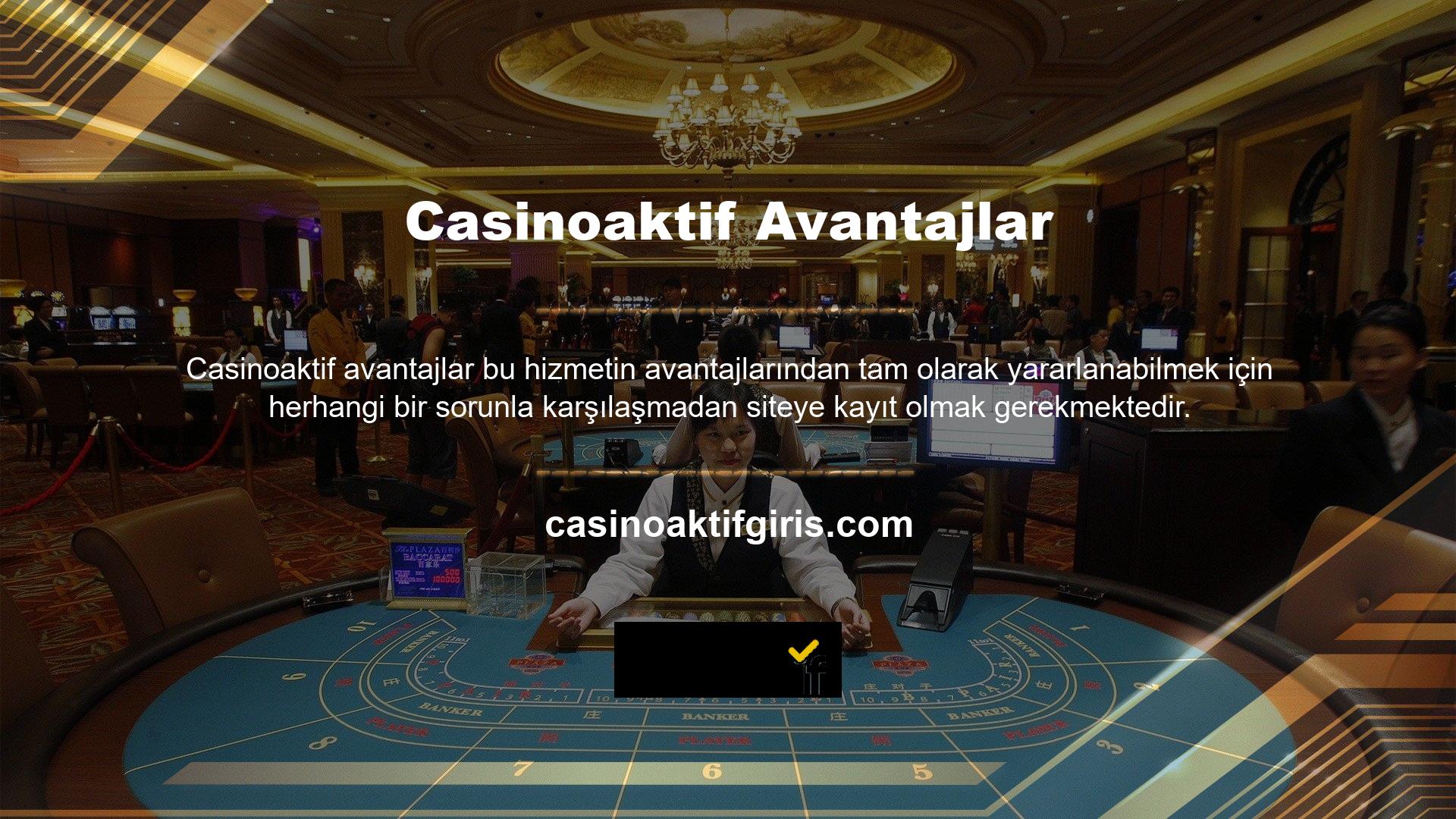 Bunun nedeni Casinoaktif ev adresinin sıklıkla güncellenmesidir